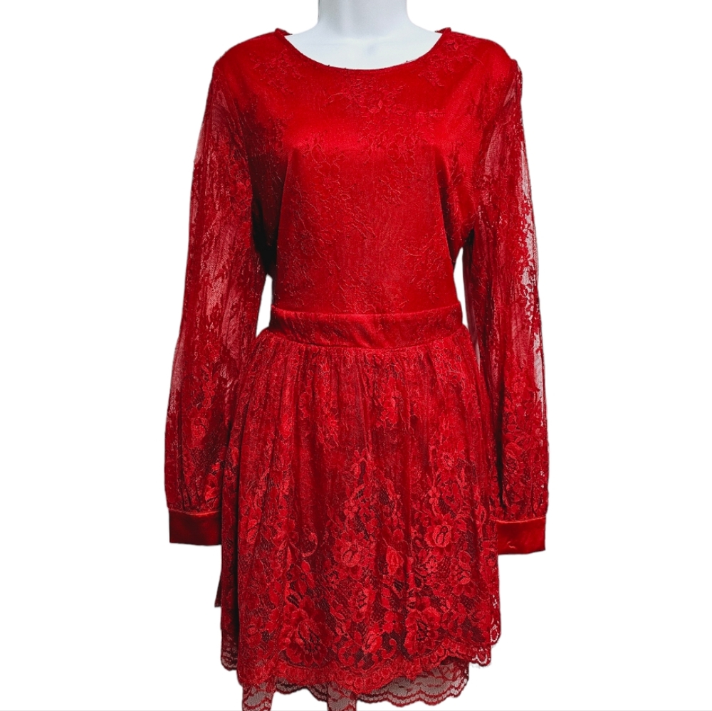 LULU's red party dress size xl